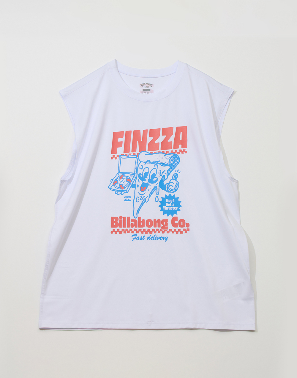 빌라봉 GOURMET MUSCLE 슬리브리스 래쉬가드 (AF11RE081WHT)