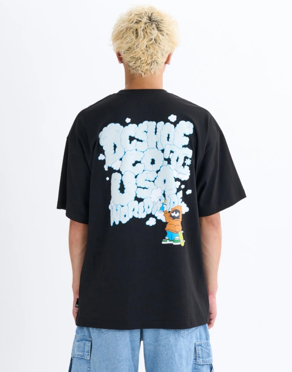 DC GF PAINT 코튼 반팔티 (DF21ST003BLK)