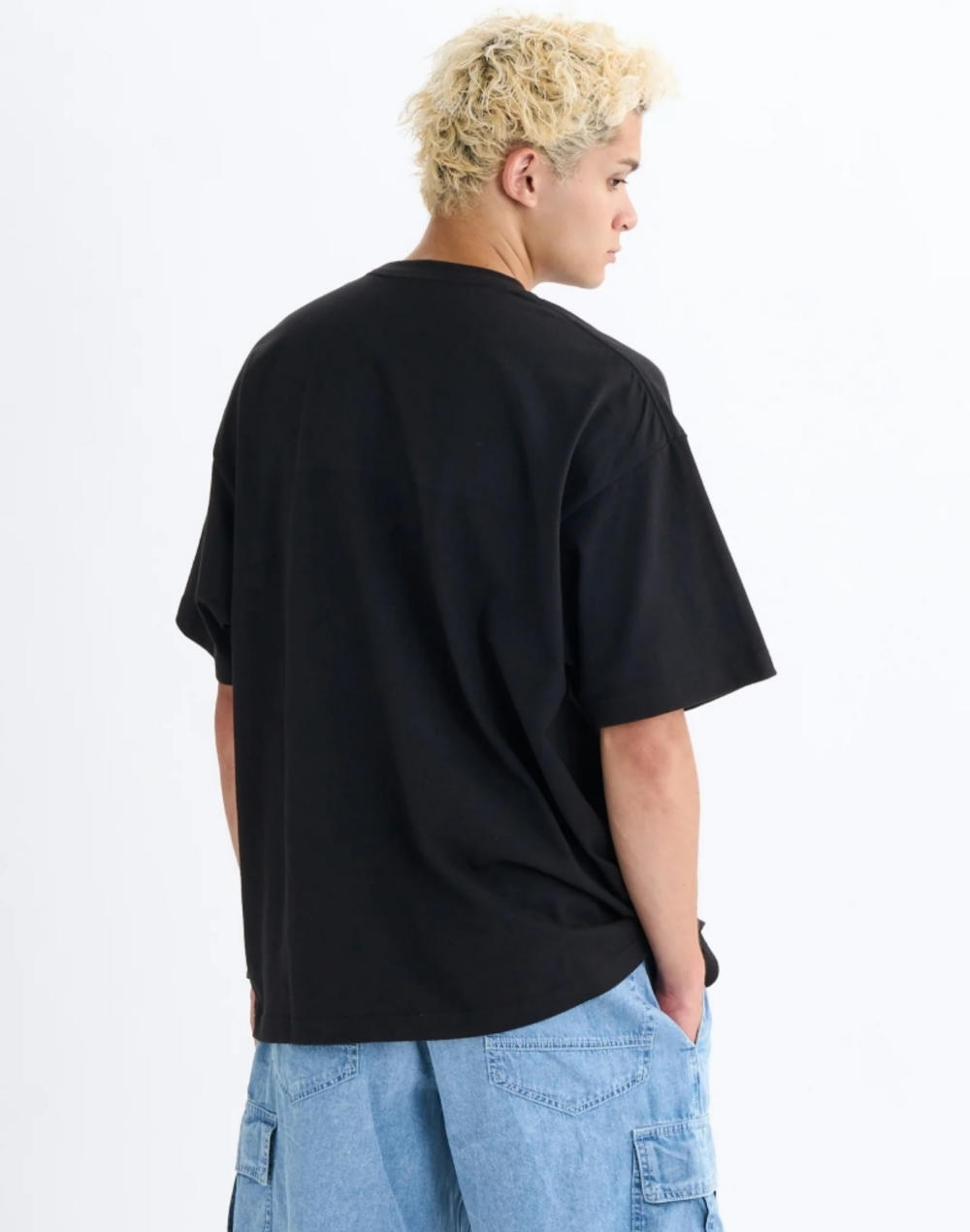 DC ATHLETICS 코튼 반팔티 (DF21ST005BLK)