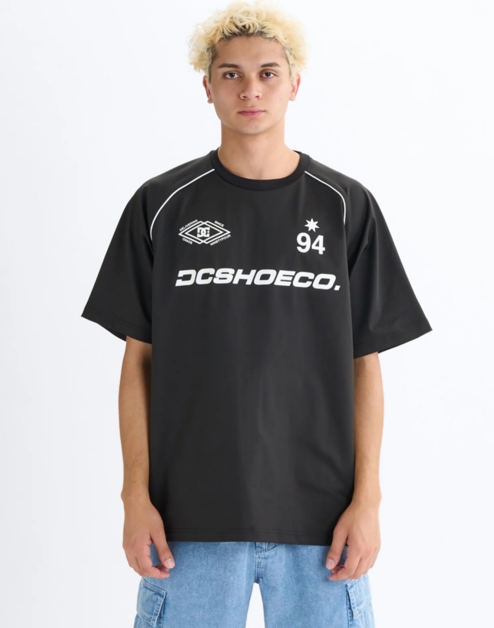 DC TECH FC 와이드 반팔티 (DF21ST007BLK)