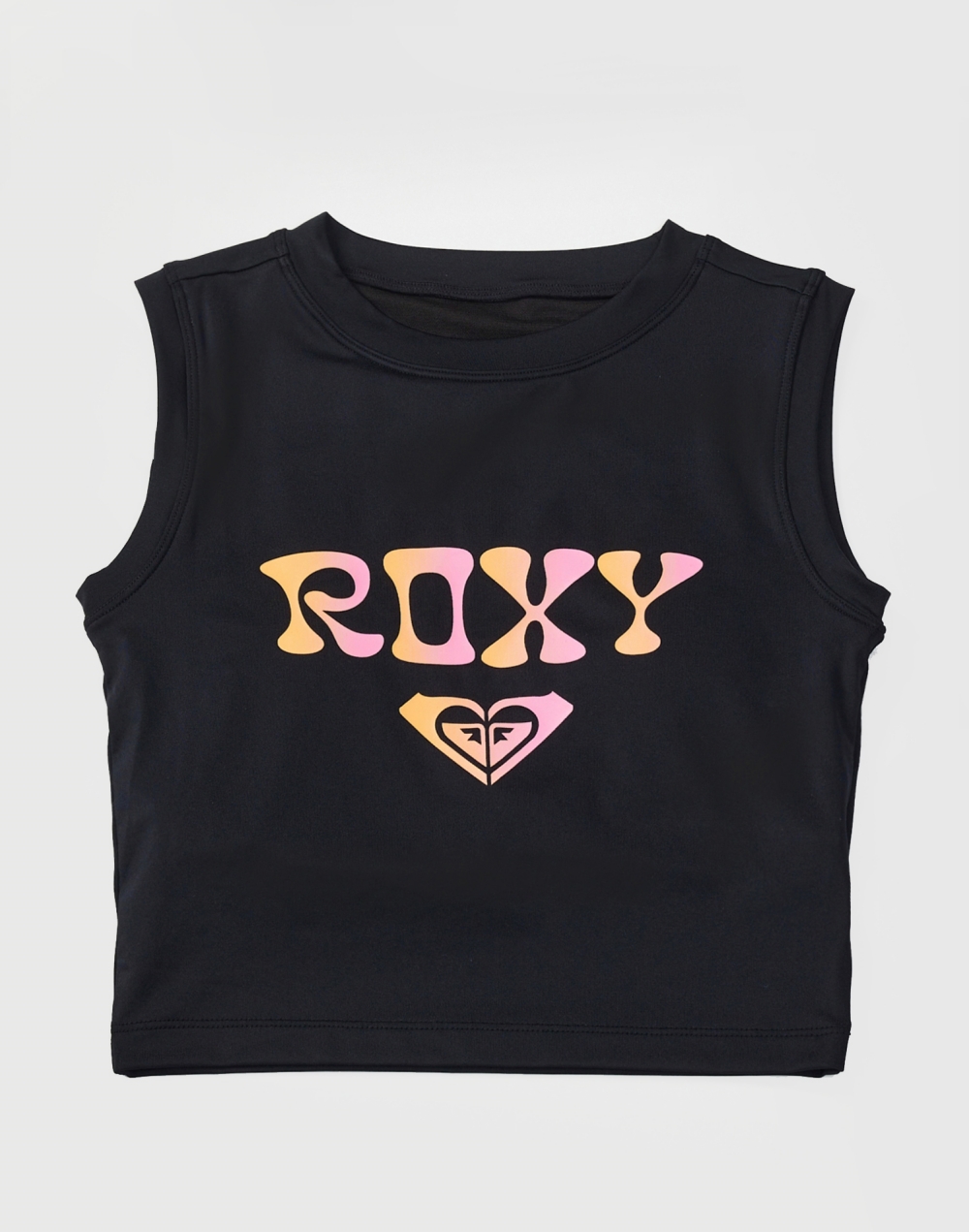 록시 Sandy sky crop top 2 크롭 슬리브리스 래쉬가드 (RF21RE078BLK)