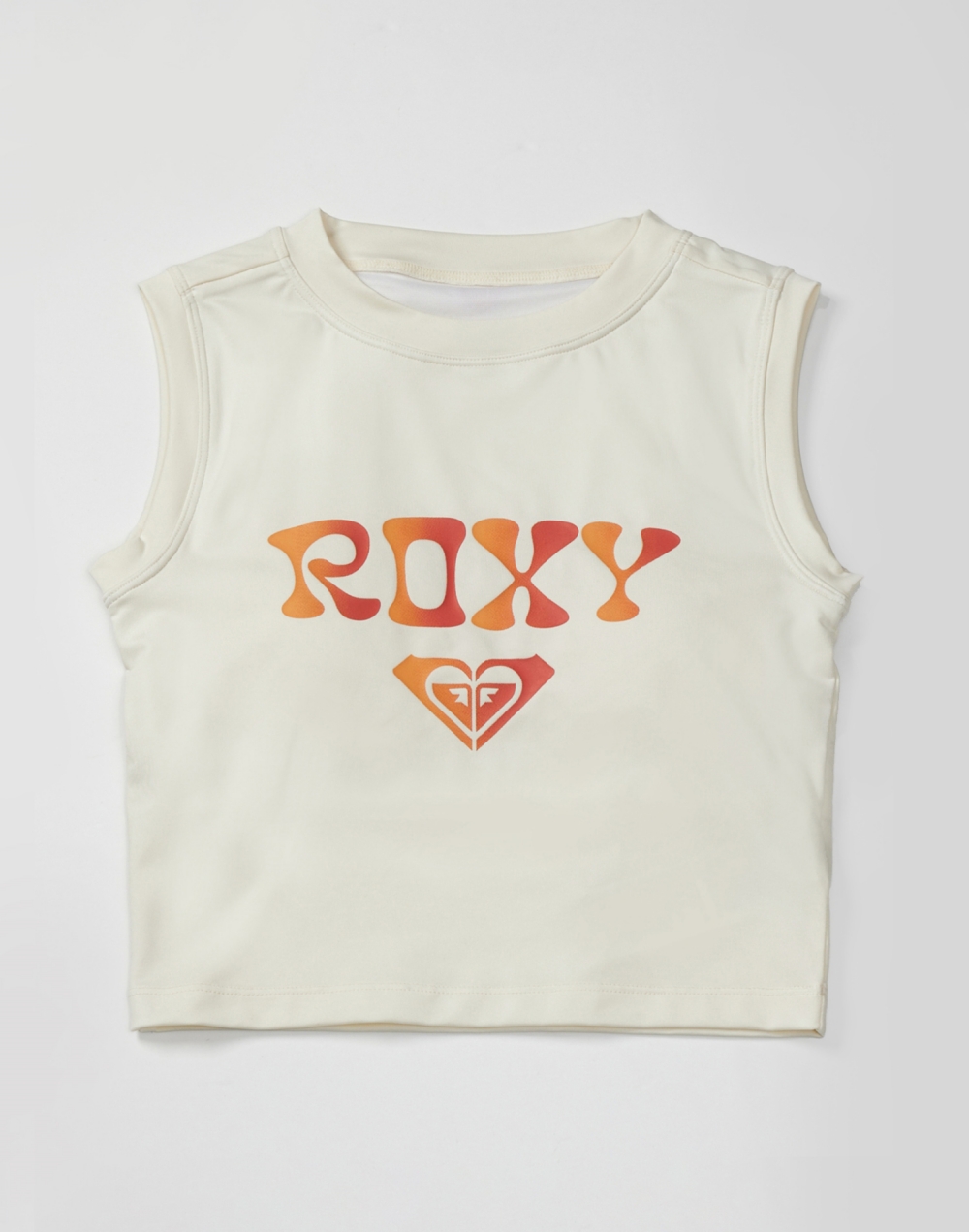 록시 Sandy sky crop top 2 크롭 슬리브리스 래쉬가드 (RF21RE078OWT)