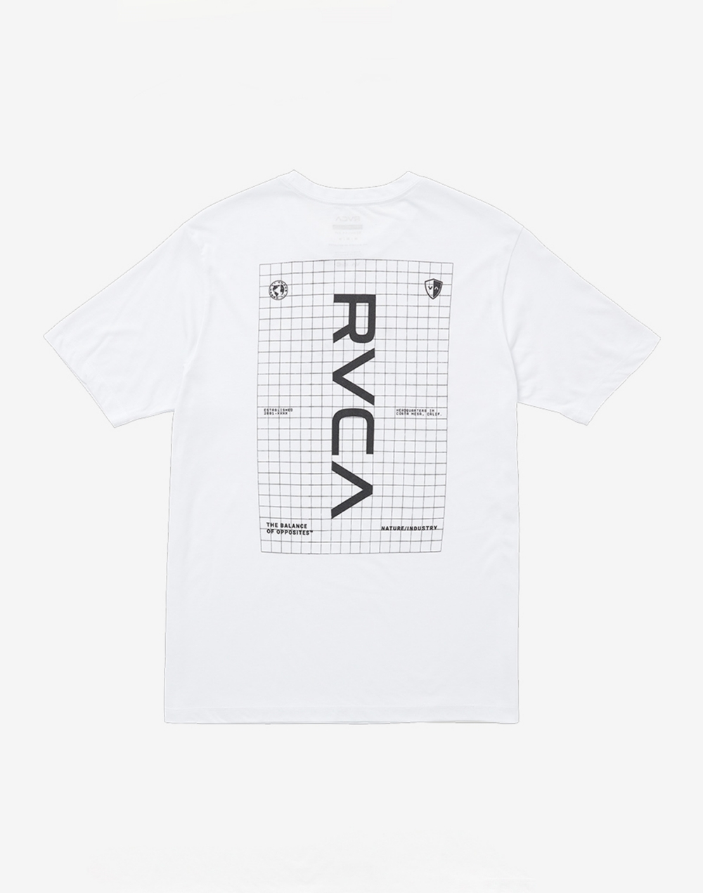 루카 BRAND GRID 반팔티 (VF21ST107WHT)