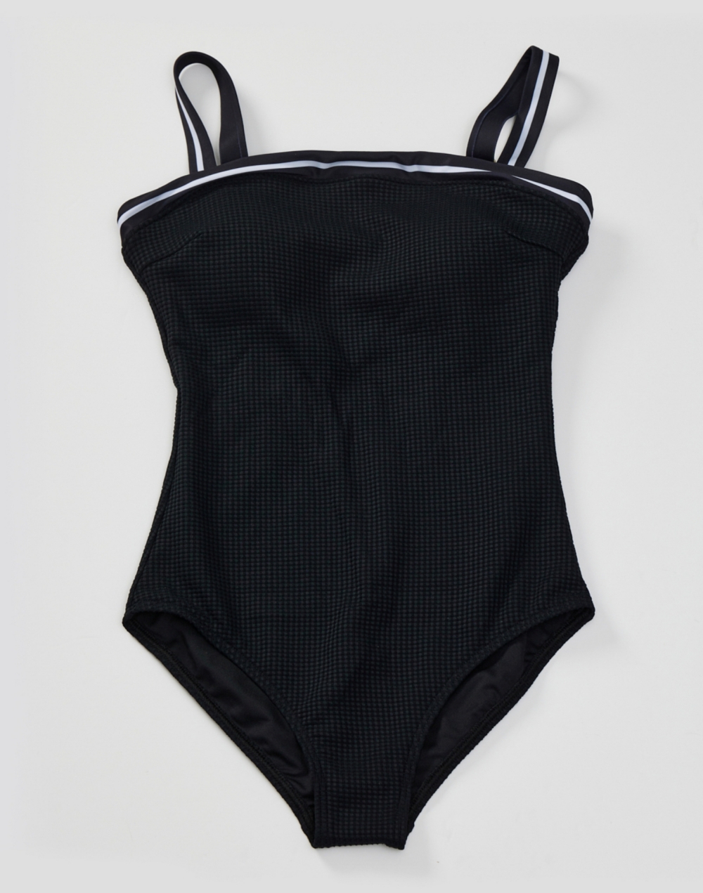 빌라봉 여성 와플 썸머 원피스 수영복 (WF11BK062BLK)